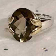 Jewelry | Simulated Smokey Topaz Ring | Poshmark