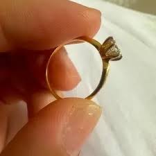 Jewelry | 18k Solitaire Diamond Ring Authentic | Poshmark