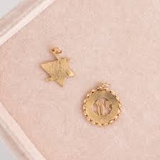 Vintage 14k Yellow Gold Judaica Charms β lil nice things