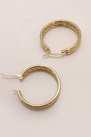 Textured Hoop Earrings – Cashmere Clothing Co