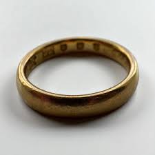 22K Yellow Gold Wedding Band - Early 1900s – Tillis Jewelry