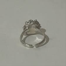 Silver Ring 925 With Star-shaped Pearl, Handmade Rough ...