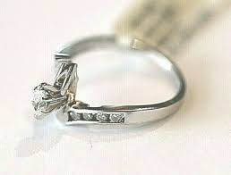 VINTAGE* 14K White Gold 2/5 Ct Marquise Cut VS Diamond ...