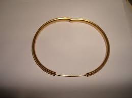 Vintage 12Kt Gold Filled Plated Engraved Round Bangle Bracelet 5" | eBay