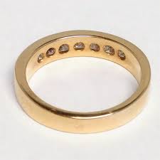 Princess Cut Diamond Channel Band | Marquis Jewelers