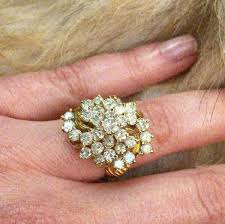 14K Yellow Gold Over 2.00Ct Round Cut Diamond Engagement ...