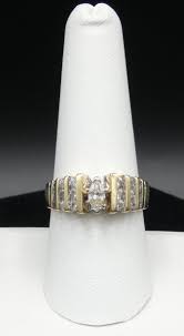 14k Gold Marquise Diamond Ring – Olde Inverness Antiques