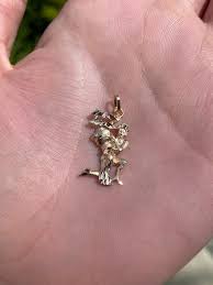 Vintage Solid 14k Yellow Gold Zodiac Astrology Aquarius ...