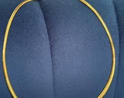 Estate Vintage 14KT Yellow Gold 2 Strand Cable Omega Neck Wire Twisted Cable Collar Necklace - Etsy UK