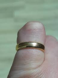 An Antique Heavy 22ct Gold Wedding Ring - Etsy