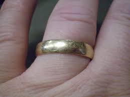 10K Yellow Gold Ladies Men's Band Ring 4.6 Grams | eBay