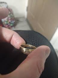14kt Gold Mens Engagement Ring Size 11
