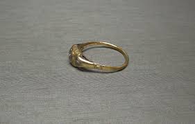 Buy Antique Estate C1930 14K Two Tone Gold 0.03TCW Single ...