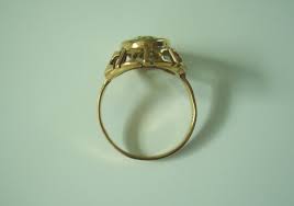 Huge Vintage Oval Lemon Citrine Ring in Yellow Gold - Etsy