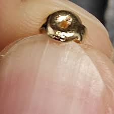 14k Yellow Gold 6mm Marco Round Cut Ruby Red Stud Post ...