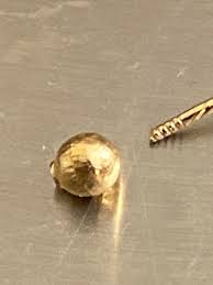 Gold Stud Earrings, Heart Shape Studs Earrings , 14karat ...