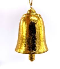 10 Hand Carved Reclaimed Wood and Silver Leaved Bells 10 For ...