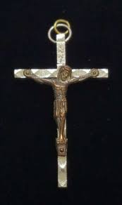 Vintage Italian Crucifix Pendant with Perfect Condition