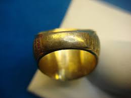 VINTAGE PROFESSIONAL TRUCK DRIVER RING - SIZE 10 - GOLD TONE ...