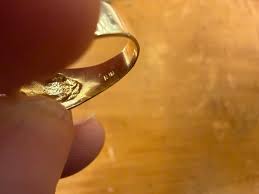 Vintage 14 karat solid nugget ring