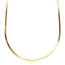 Greenberg's 10k yellow gold 1.99mm herringbone necklace 200 ...