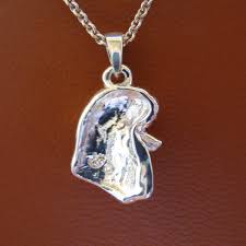 Small Sterling Silver Poodle Head Study Pendant - Etsy