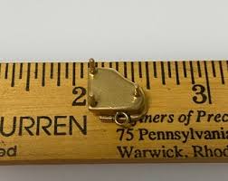 Vintage 14k Yellow Gold Piano Charm - Etsy