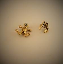 Vintage EARlusions 3D Pewter Bunny Rabbit earrings | eBay