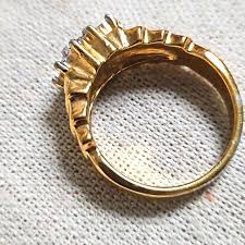 Gently used Arlene Dahl Garnet Ring and Earring Set... | Depop