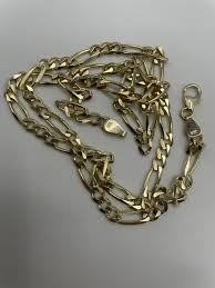 14k Gold Figaro Link Chain | eBay