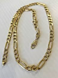 14k Italian Figaro Chain 23 Inch, 47 Grams, 6.7mm – 917pawnshop