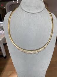 5 Carat Total Weight Round Diamond 18 Karat Yellow Gold ...