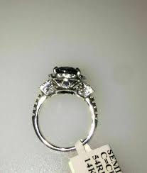 2Ct Lab Created Sapphire Halo Engagement Wedding Ring 14K ...