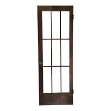 Vintage Mid-Century Nine Pane Door | Chairish