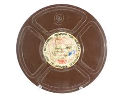 12" Vintage Goldberg Brothers 16mm film reel can, Home ...