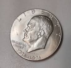 1776-1976 D Eisenhower Liberty Bell Moon TYPE 1 One Dollar US Bicentennial Coin | eBay