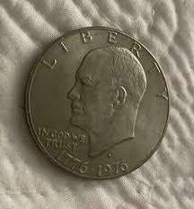 1776-1976 D Eisenhower Liberty Bell Moon Silver One Dollar US Bicentennial Coin | eBay