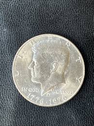 1776-1976 D Bicentennial Half Dollar, FILLED MINT MARK Error ...