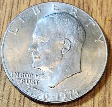 Rare 1776-1976 Eisenhower Bicentennial Dollar Error Coin – Filled Mint Mark | eBay