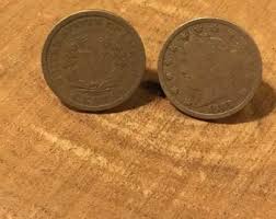 Liberty Head V Nickel VINTAGE Coin Jewelry Stud EARRINGS ...