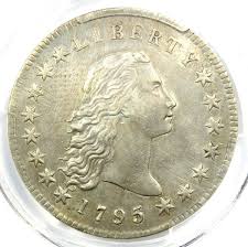 1795 Flowing Hair Silver Dollar $1 with RARE Silver Plug Variety. PCGS AU Detail | eBay