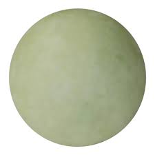 Contemporary Marble Ball with Pistachio Shade | Chairish