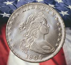 1804 Draped Bust Dollar Heraldic Eagle Silver Plated Coin - Uncirculated - Etsy