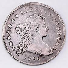 Sold at Auction: 1796 Draped Bust Silver Dollar