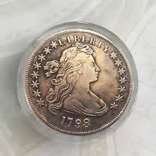 1798 Liberty Flowing Hair Dollar Coin Commemorative Rare Collectible Coins - Etsy
