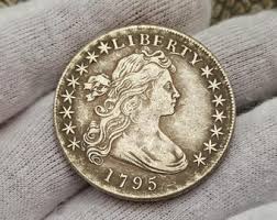 1795 Draped Bust One Dollar SILVER PLATED (reproductions Token) :fantasy Token for Educational Purposes - Etsy Israel