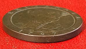 Clean Antique 1797 George III Cartwheel Penny. 1797 Cartwheel Penny. - Etsy Israel