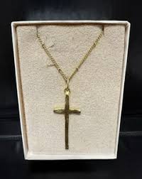 24k Gold Cross Necklace | eBay