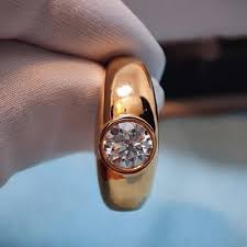 2.00 Ct Round-Cut G/VS1 Lab Grown Diamond Bezel Engagement ...