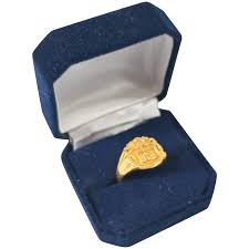 Chinese 24k .999 Gold Ring with Bat and Shou Characters with ...